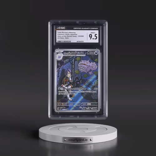 2025 Glory of the Rocket Gang - sv10 #105/098 Team Rocket's Weezing - Art Rare Holo (CGC 9.5 MINT+)