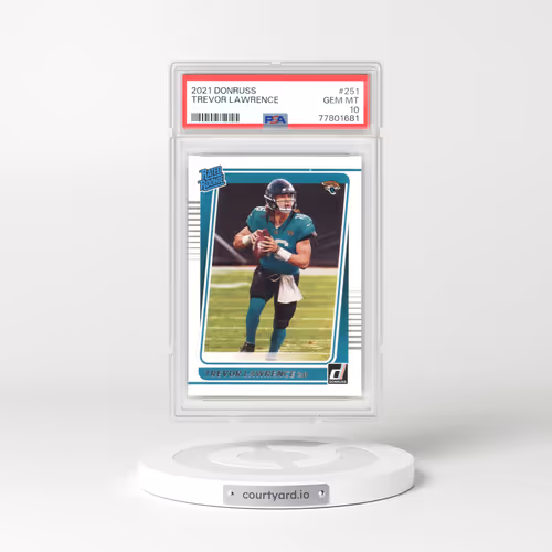 2021 Panini Donruss #251 Trevor Lawrence (PSA 10 GEM MINT)