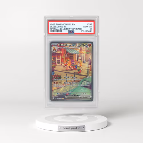 2023 Pokémon Pal EN-Paldea Evolved #258 Skeledirge EX - Holo Special Illustration Rare (PSA 10 GEM MINT)
