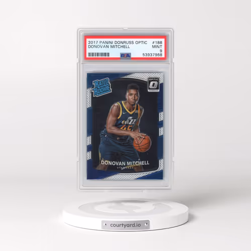 2017 Panini Donruss Optic #188 Donovan Mitchell (PSA 9 MINT)
