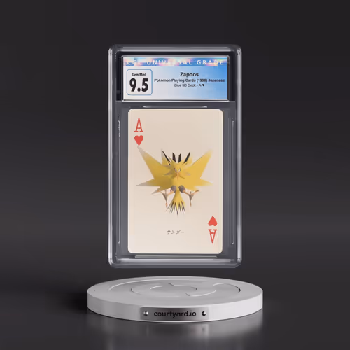 1998 Blue 3D Deck (Blastoise and Pokeballs) #A§ Zapdos (CGC 10 GEM MINT)