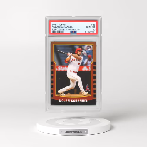 2024 Topps Throwback Thursday #28 Nolan Schanuel (PSA 10 GEM MINT)