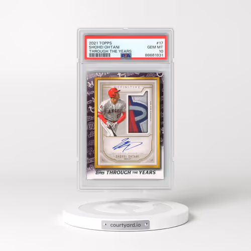 2021 Topps Through the Years #17 Shohei Ohtani (PSA 10 GEM MINT)