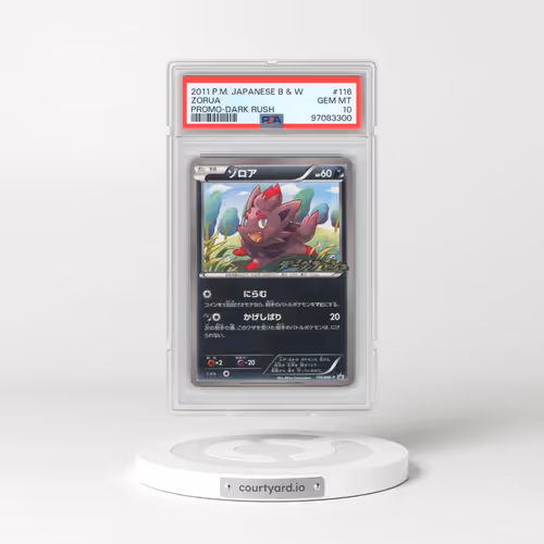 2011 Pokémon Black & White Promo #116 Zorua - Dark Rush (PSA 10 GEM MINT)