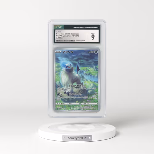 2022 Japanese VSTAR Universe #191 Absol - Full Art Holo (CGC 9 MINT)