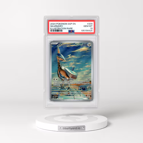 2024 Pokémon Ssp EN-Surging Sparks #209 Skarmory - Illustration Rare (PSA 10 GEM MINT)