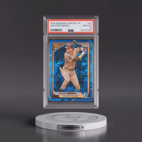 2024 Bowman Chrome Sapphire Edition #27 Jackson Merrill (PSA 10 GEM MINT)