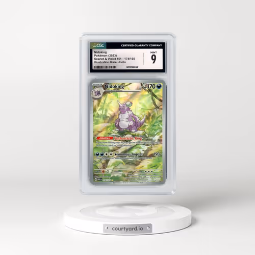 2023 Scarlet & Violet 151 - MEW EN #174/165 Nidoking - Illustration Rare (CGC 9 MINT)
