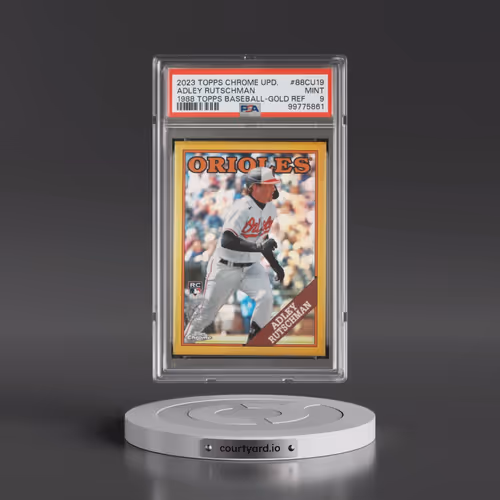 2023 Topps Chrome Update 1988 Topps Baseball #88CU19 Adley Rutschman - Gold Refractor (PSA 9 MINT)