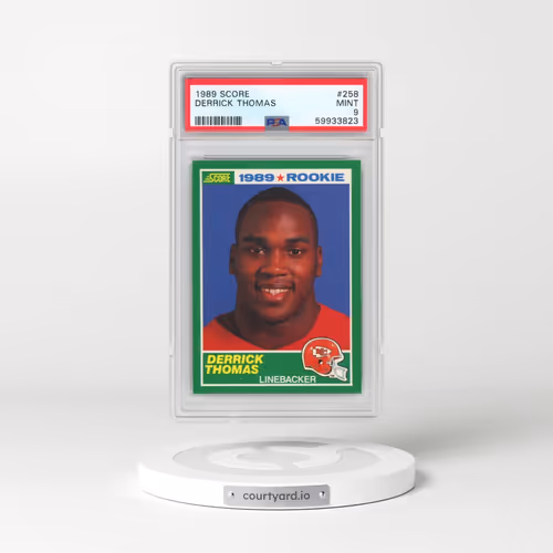 1989 Score #258 Derrick Thomas (PSA 9 MINT)