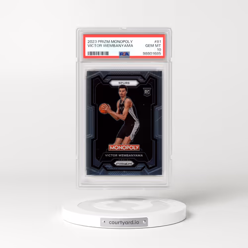2023 Panini Prizm Monopoly #81 Victor Wembanyama (PSA 10 GEM MINT)