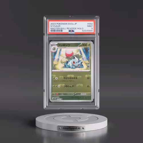 2023 Pokémon Sv2a-Pokemon 151 #002 Ivysaur - Reverse Holo Master Ball (PSA 9 MINT)
