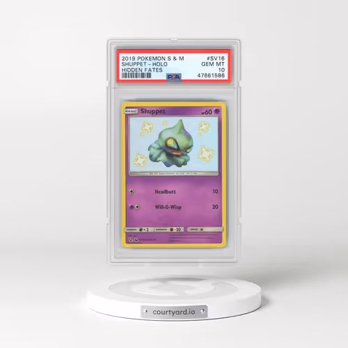 2019 Pokémon Sun & Moon Hidden Fates #SV16 Shuppet - Holo (PSA 10 GEM MINT)