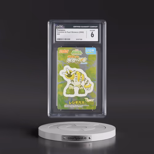 2008 Diamond & Pearl Stickers (2008 Akindo Sushiro) - Japanese #98 Regigigas (CGC 6 EX-NM)
