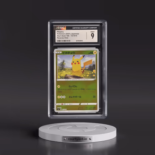 2021 Start Deck 100 #127/414 Pikachu - Reverse Holo (CGC 9 MINT)