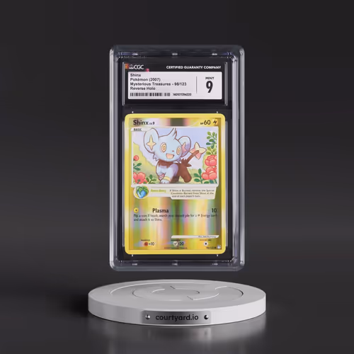 2007 Mysterious Treasures #98/123 Shinx - Reverse Holo (CGC 9 MINT)