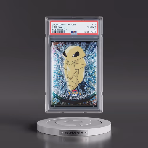 2000 Topps Chrome Pokémon T.V. #14 Kakuna (PSA 10 GEM MINT)