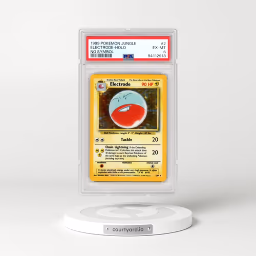 1999 Pokémon Jungle #2 Electrode - Holo No Symbol (PSA 6 EX-MT)
