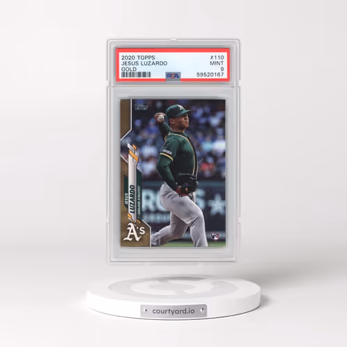 2020 Topps #110 Jesus Luzardo - Gold (PSA 9 MINT)