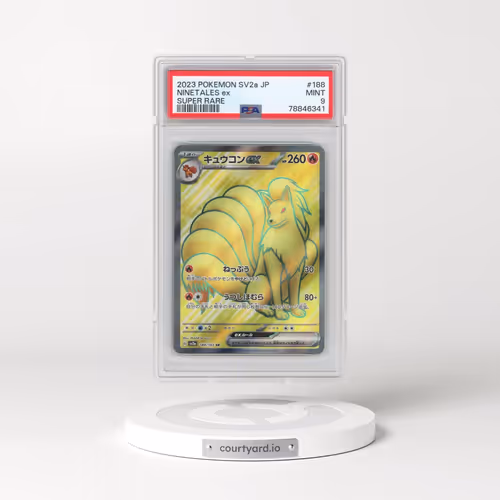 2023 Pokémon Sv2a-Pokemon 151 #188 Ninetales EX - Holo Super Rare (PSA 9 MINT)