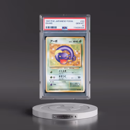 1997 Pokémon Fossil #23 Ekans (PSA 10 GEM MINT)