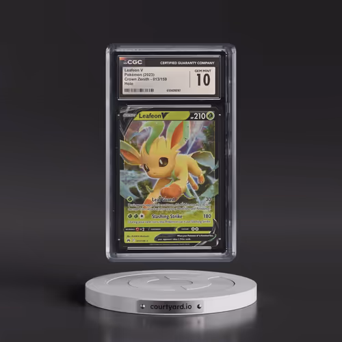 2023 Crown Zenith #013/159 Leafeon V - Holo (CGC 10 GEM MINT)