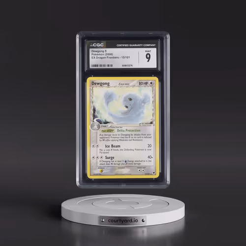 2006 EX Dragon Frontiers #15/101 Dewgong δ (CGC 9 MINT)