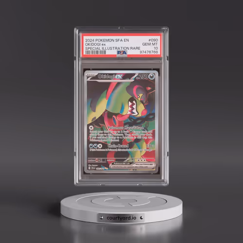 2024 Pokémon Sfa EN-Shrouded Fable #090 Okidogi EX - Holo Special Illustration Rare (PSA 10 GEM MINT