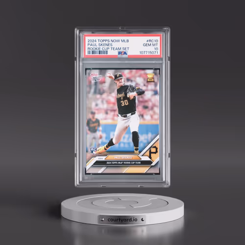 2024 Topps Now MLB Rookie Cup Team Set #RC10 Paul Skenes (PSA 10 GEM MINT)