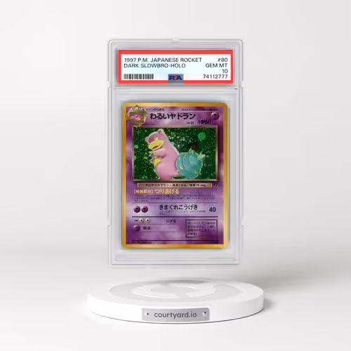 1997 Pokémon Rocket #80 Dark Slowbro - Holo (PSA 10 GEM MINT)