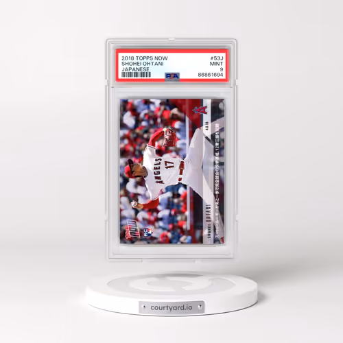 2018 Topps Now #53J Shohei Ohtani - Japanese (PSA 9 MINT)