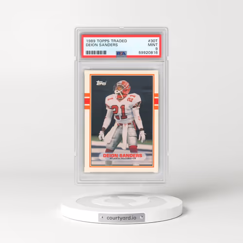 1989 Topps Traded #30T Deion Sanders (PSA 9 MINT)