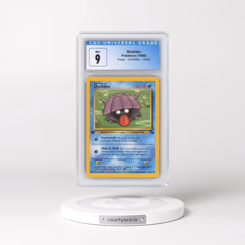 1999 Fossil #54/62 Shellder - 1st Edition 1st Edition (CGC 9 MINT)