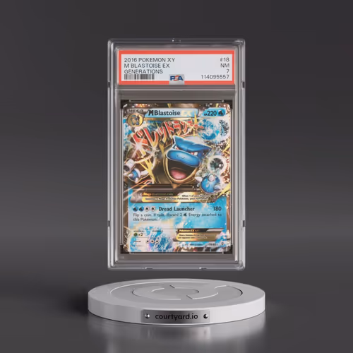 2016 Pokémon XY Generations #18 M Blastoise EX - Holo (PSA 7 NM)