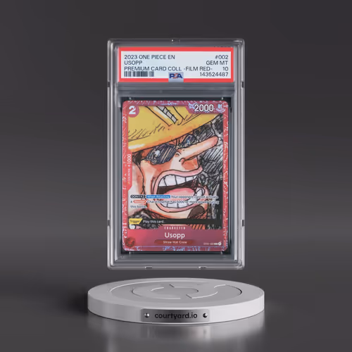 2023 One Piece Premium Card Collection -One Piece Film Red #002 Usopp (PSA 10 GEM MINT)