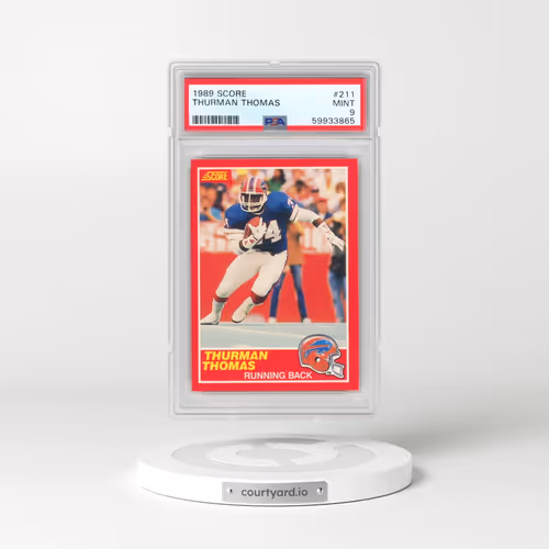 1989 Score #211 Thurman Thomas (PSA 9 MINT)