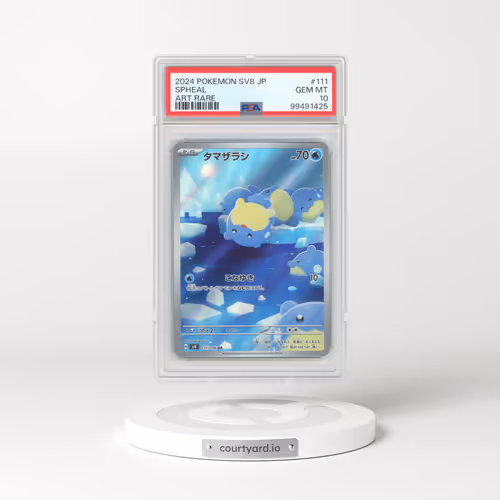 2024 Pokémon SV8-Super Electric Breaker #111 Spheal - Art Rare (PSA 10 GEM MINT)