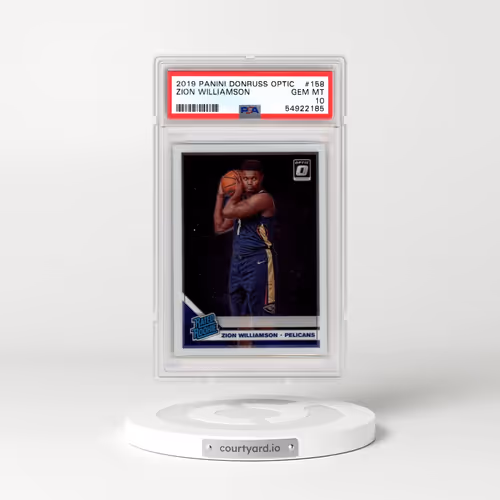 2019 Panini Donruss Optic #158 Zion Williamson (PSA 10 GEM MINT)