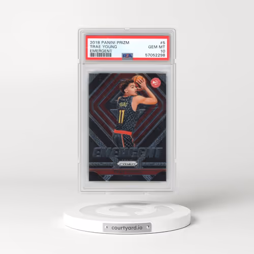 2018 Panini Prizm Emergent #5 Trae Young (PSA 10 GEM MINT)