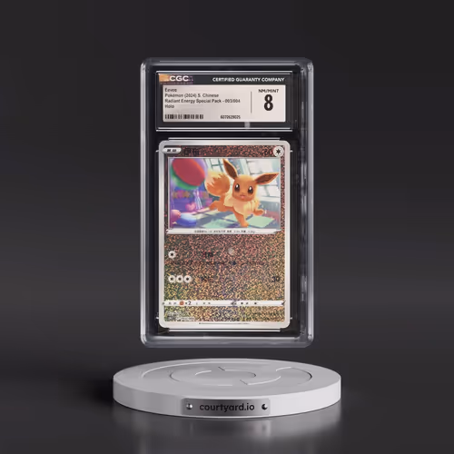 2024 Radiant Energy Special Pack - cs6.1C - Simplified #003/004 Eevee - Holo (CGC 8 NM-MT)