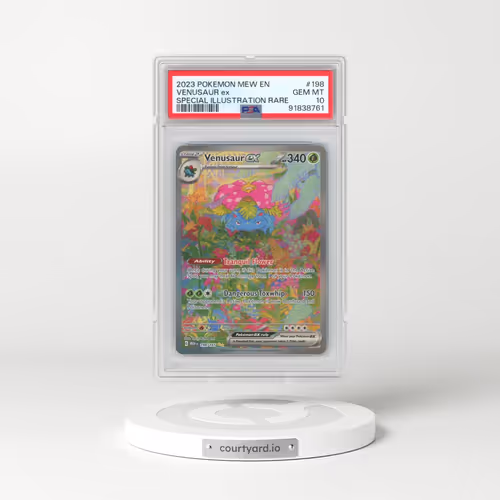 2023 Pokémon Mew EN-151 #198 Venusaur EX - Holo Special Illustration Rare (PSA 10 GEM MINT)