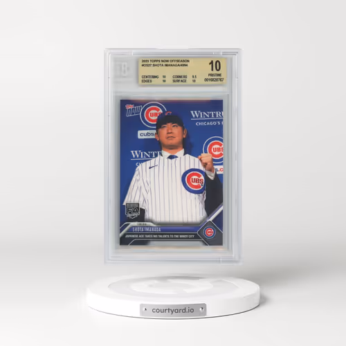 2023 Topps Now Offseason #OS27 Shota Imanaga (BGS 10 PRISTINE)