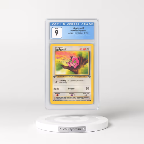 1999 Jungle #54 Jigglypuff - 1st Edition (CGC 9 MINT)