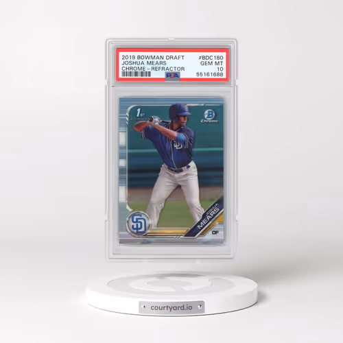 2019 Bowman Draft #BDC180 Joshua Mears - Chrome-Refractor (PSA 10 GEM MINT)