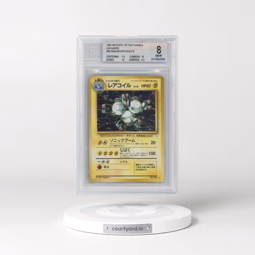 1997 The Mystery of the Fossils #82 Magneton - Holo (BGS 8 NM-MT)