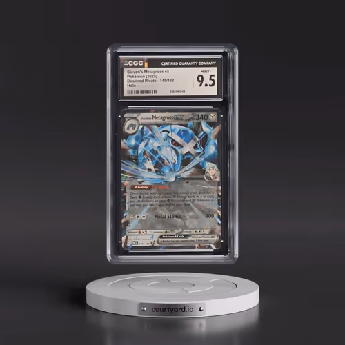 2025 Pokémon Dri EN-Destined Rivals #145 Steven's Metagross EX - Holo (CGC 9.5 MINT+)