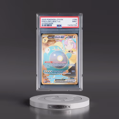 2025 Pokémon Jtg EN-Journey Together #188 Iono's Bellibolt EX - Holo Hyper Rare (PSA 9 MINT)
