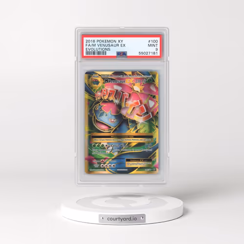 2016 Pokémon XY Evolutions #100 M Venusaur EX - Holo Full Art (PSA 9 MINT)