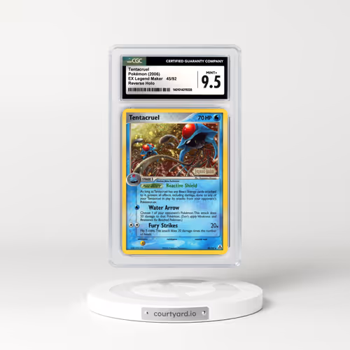 2006 EX Legend Maker #45 Tentacruel - Holo (CGC 9.5 MINT+)