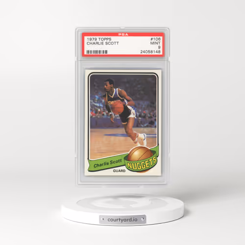 1979 Topps #106 Charlie Scott (PSA 9 MINT)